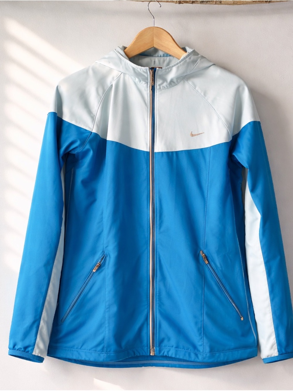 Nike Two-Tone Blue Women's Zip Utility Jacket